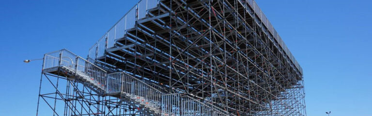 renta de andamios multidireccionales modulares para eventos
